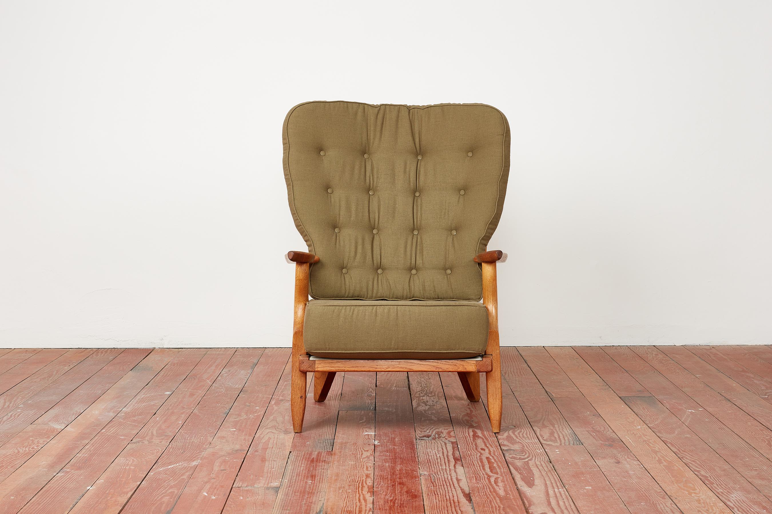 Mid-20th Century Guillerme et Chambron Chairs For Sale