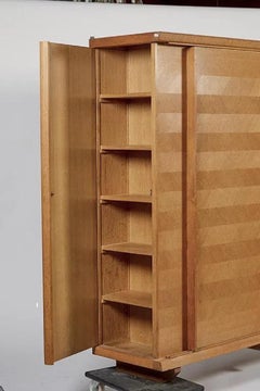 Guillerme et Chambron, Clever Oak Wardrobe, circa, Edition Votre Maison 1970