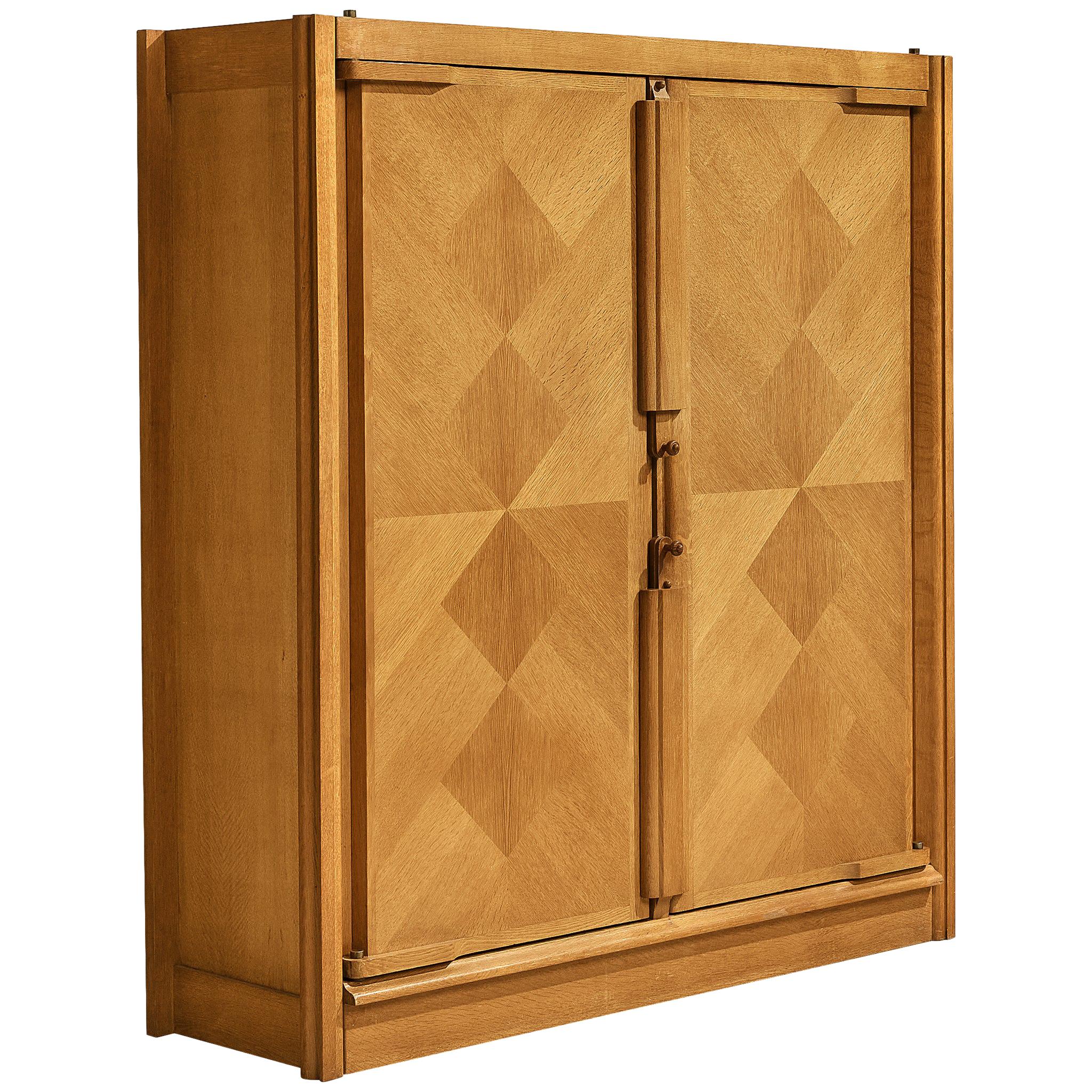 Guillerme et Chambron Wardrobe in Solid Oak