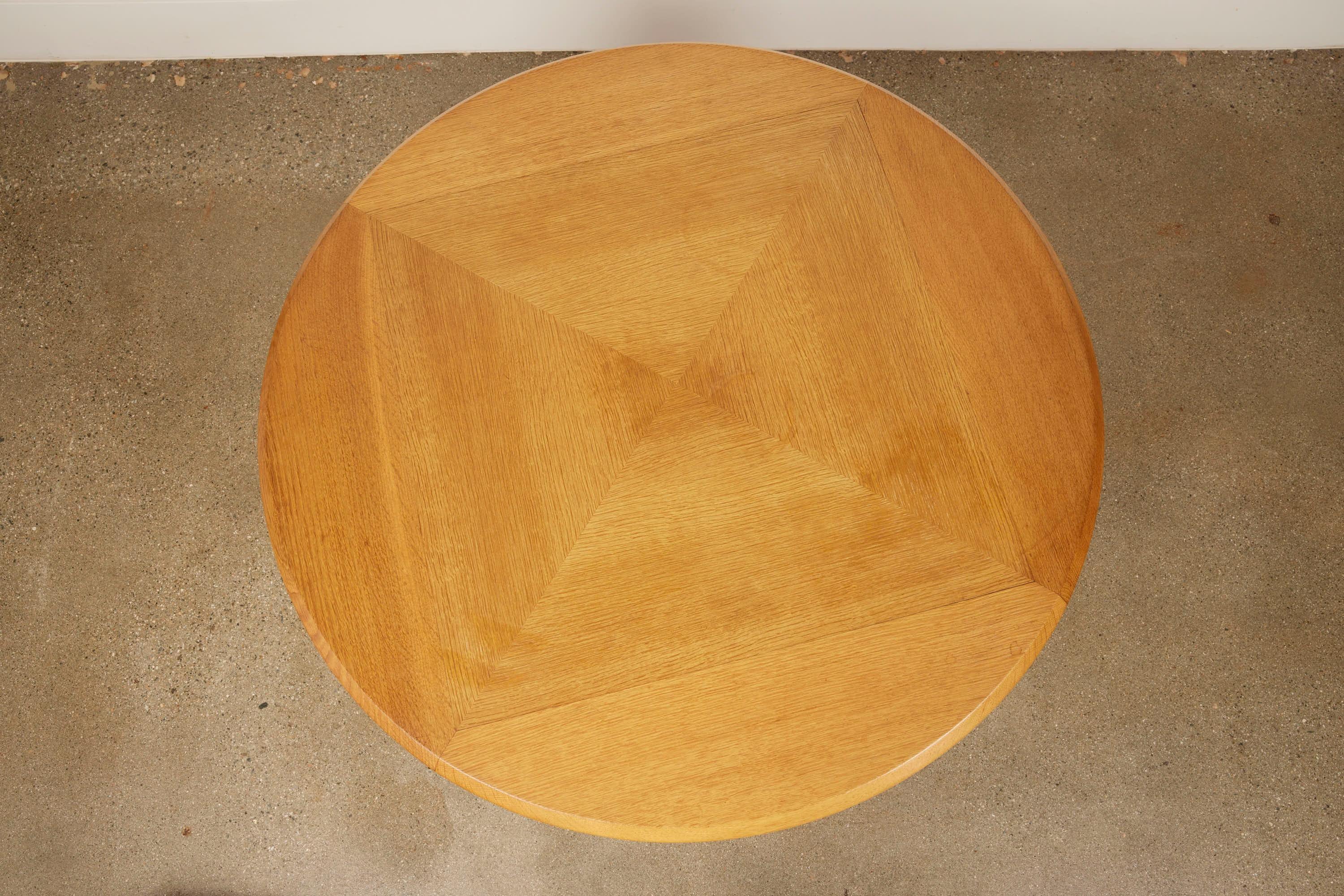 Mid-Century Modern Guillerme et Chambron Table 1995 For Sale