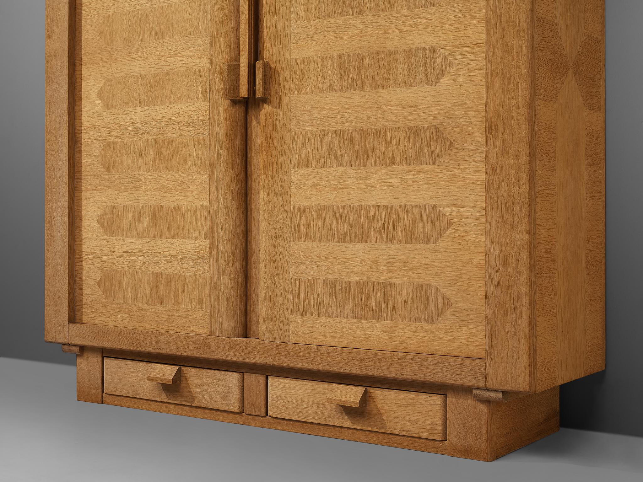 Guillerme et Chambron Cubic Wardrobe in Oak 2