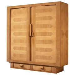 Guillerme et Chambron Cubic Wardrobe in Oak