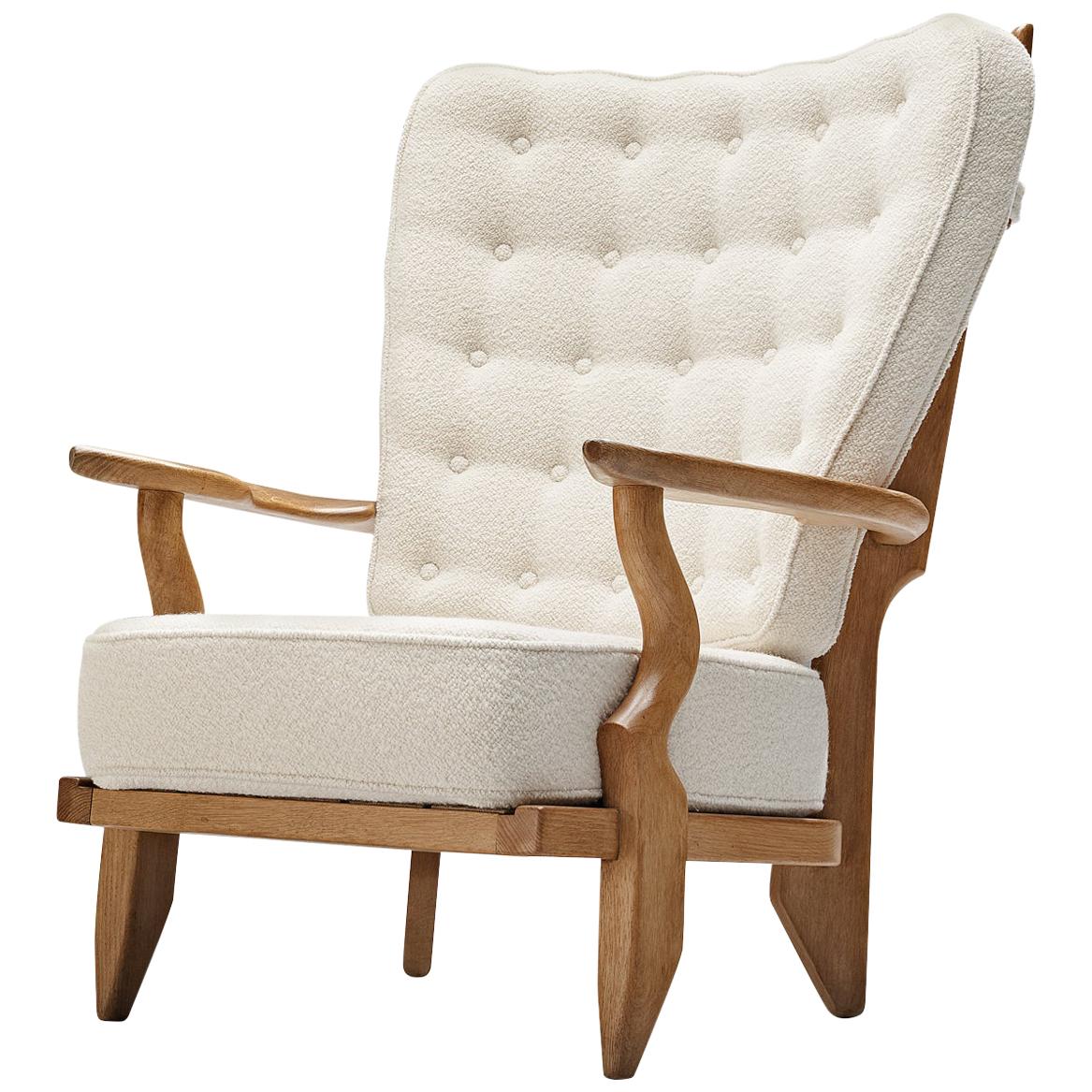 Guillerme et Chambron Customizable 'Grand Repos' Lounge Chair