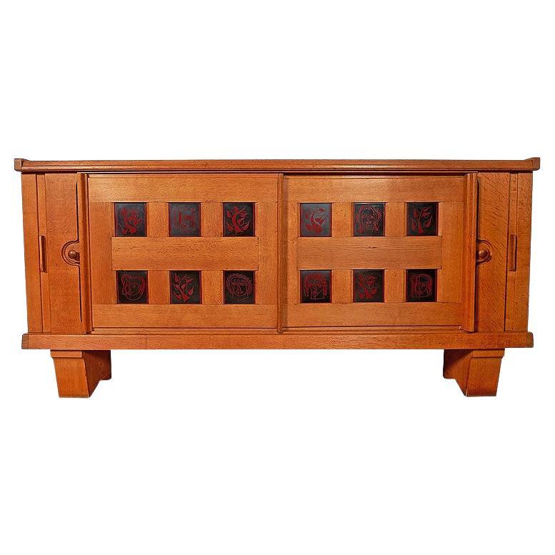 Guillerme et Chambron, Danikowski, Aparador de roble Edition Votre Maison en venta