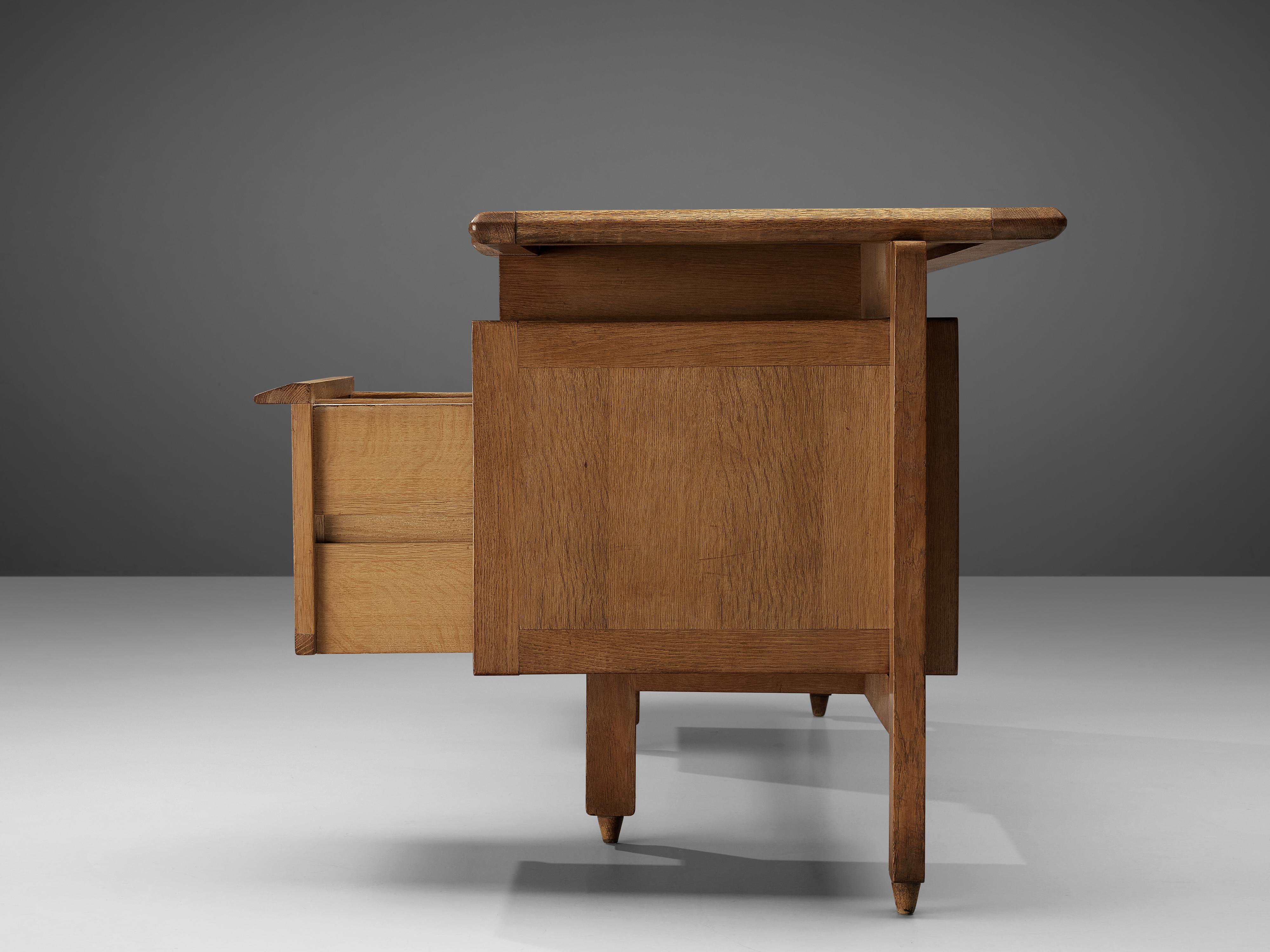 Guillerme et Chambron Desk in Oak 3