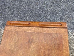 Guillerme et Chambron, Desk Table, Oak Writing Desk, Height Adjustable