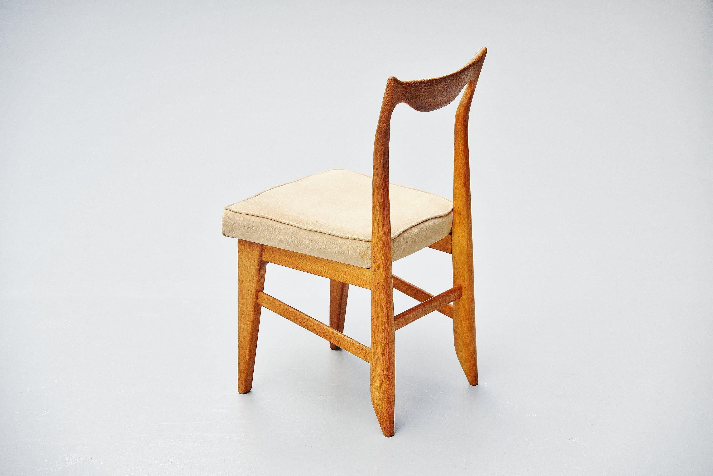 Guillerme et Chambron Dining Chairs, France, 1965 1
