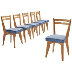 Guillerme et Chambron Dining Chairs in Oak