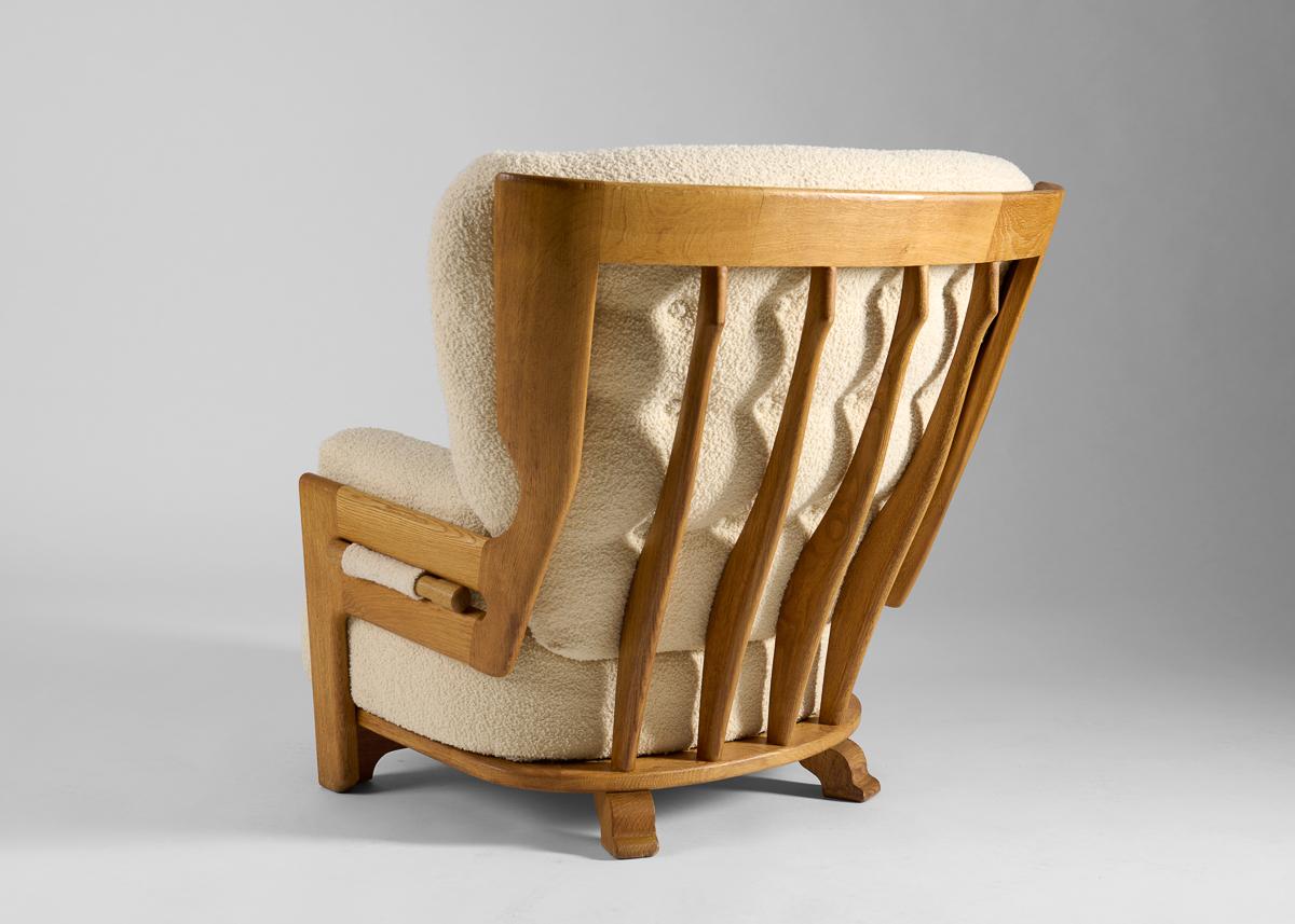 Übergroßer Sessel von Guillerme et Chambron, Dominique, Frankreich, Mitte des Jahrhunderts (20. Jahrhundert) im Angebot