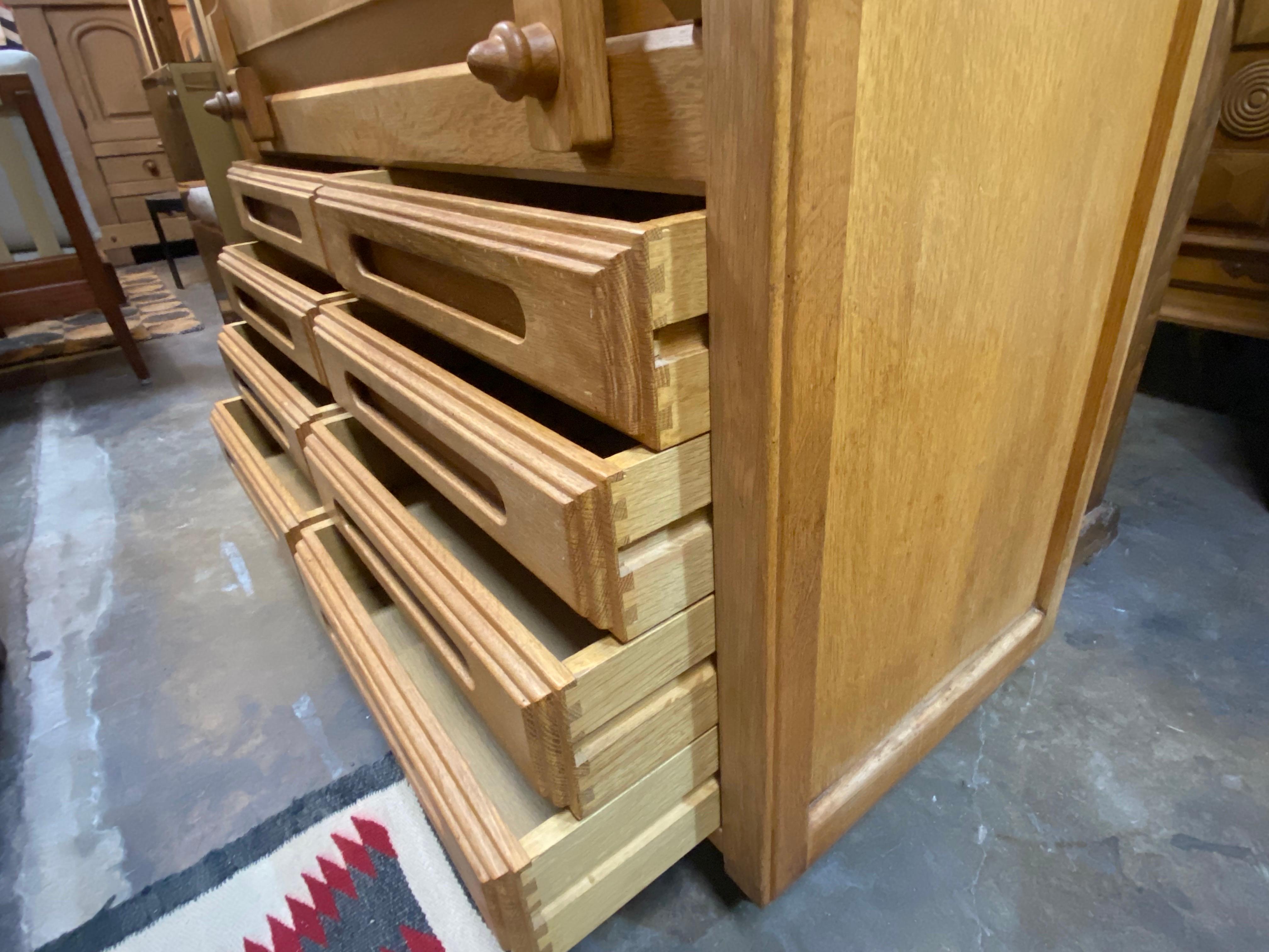 Guillerme et Chambron Drop Front Cabinet, France, Circa 1960s For Sale 2