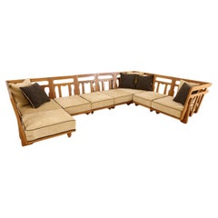 Guillerme et Chambron, Elmyre, Sectional Sofa in 14 Pieces, Mid-century, France