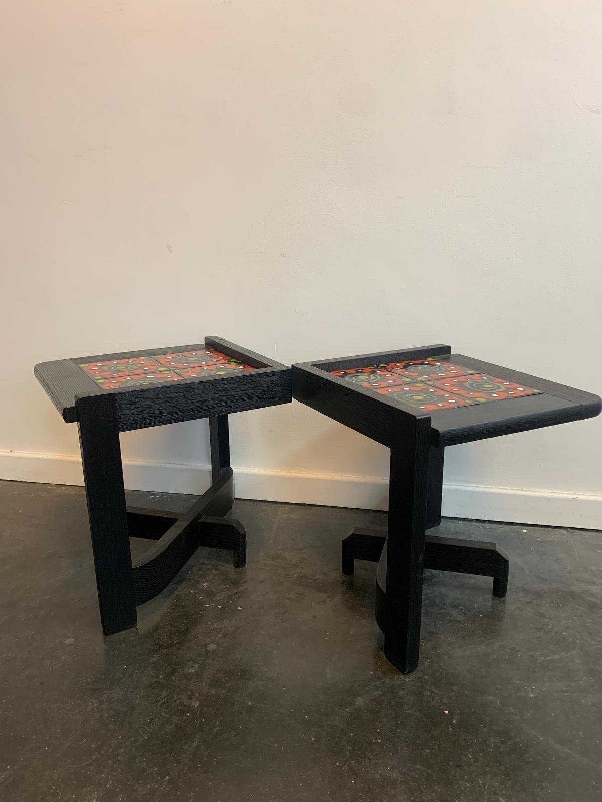 Modern Guillerme et Chambron end table For Sale