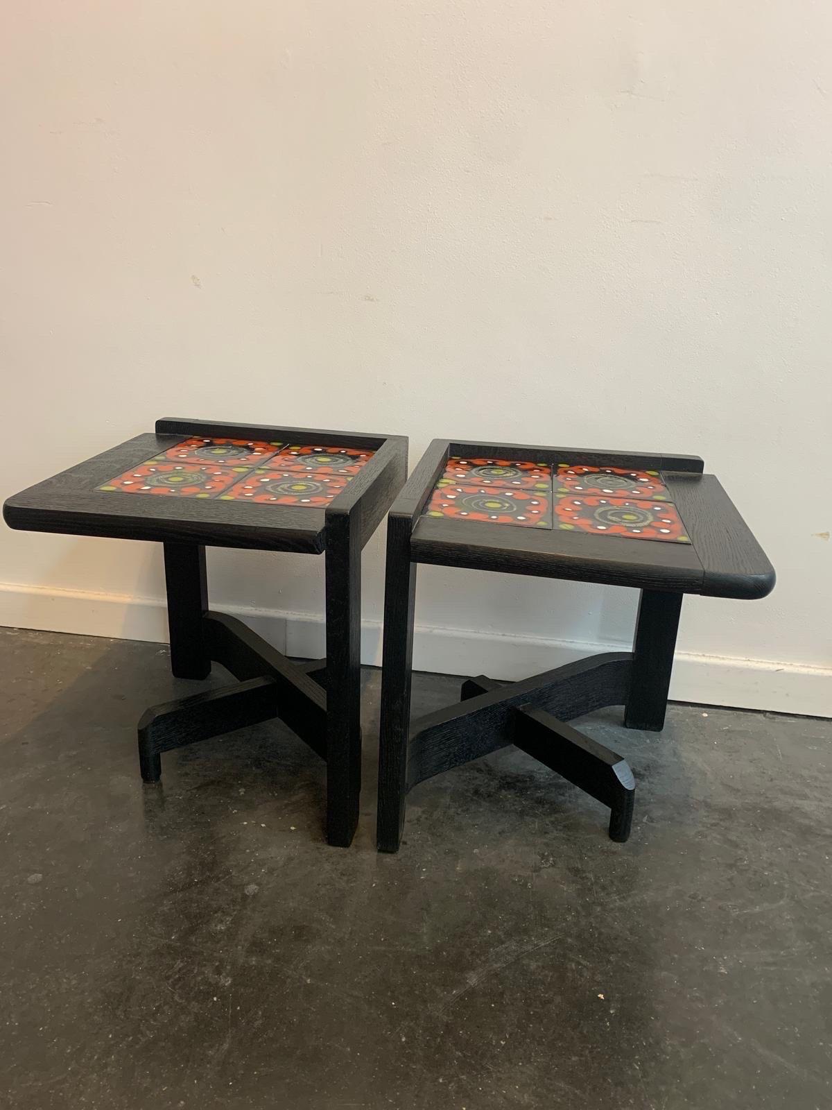 Guillerme et Chambron end table In Good Condition For Sale In Saint-Ouen, FR