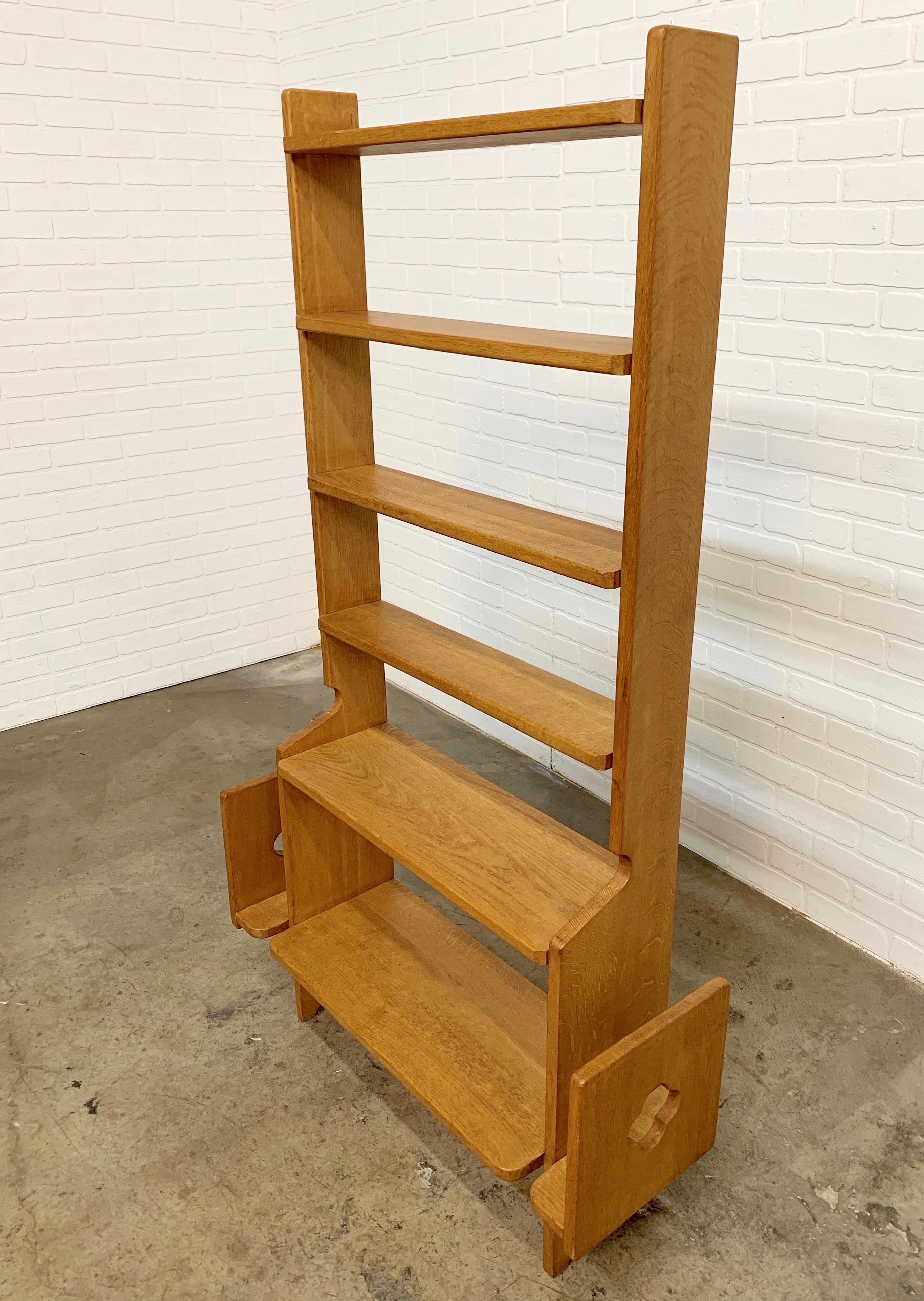 This bookshelf was designed by the French duo Guillerme and Chambron for Votre Maison in the 1960s. Perfect for books or pottery.