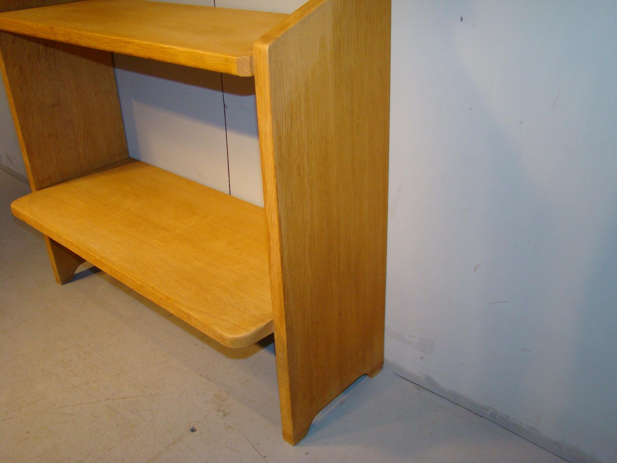 Guillerme et Chambron, Étagère, Oak Bookcase, Edition 