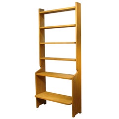 Guillerme et Chambron, Étagère, Oak Bookcase, Edition "Votre Maison", circa 1960