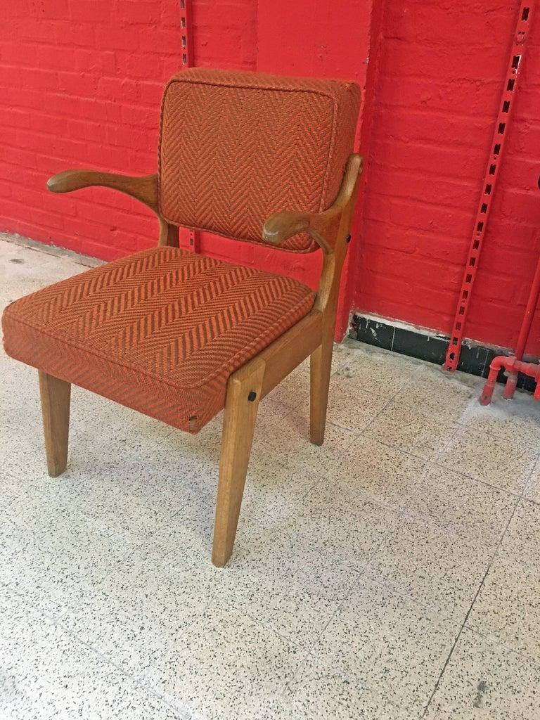 Metà XX secolo Guillerme et Chambron, Poltrona 