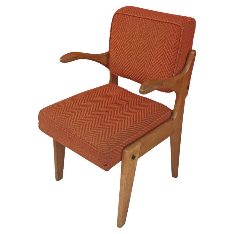 Guillerme et Chambron, Poltrona "Etudiant", Edition Votre Maison, circa 1950 in vendita