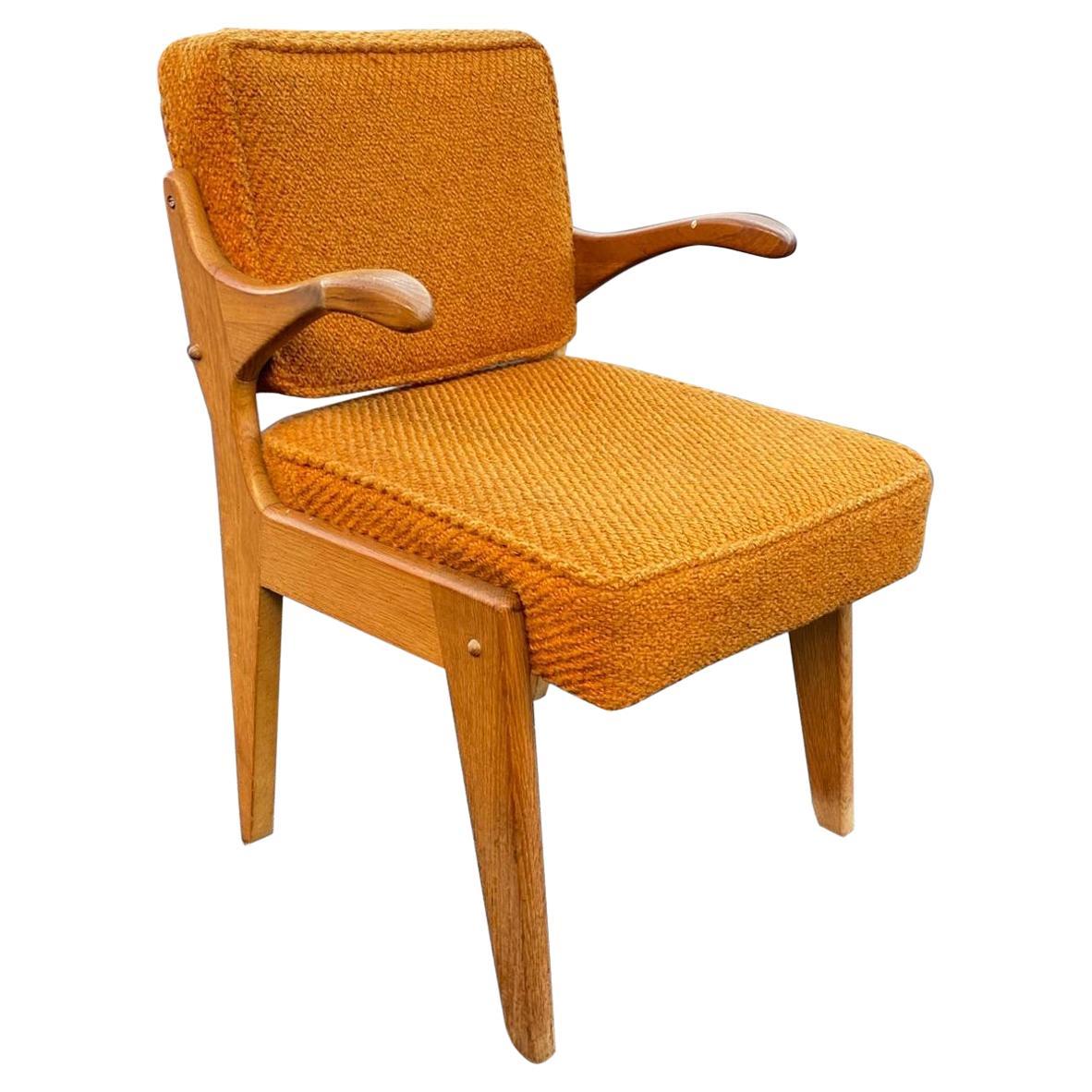 Guillerme et Chambron, Sessel "Etudiant", Edition Votre Maison, um 1950