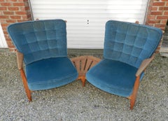 Guillerme et Chambron, "Eventail" Curved Bench, 1965 Votre Maison Edition