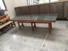 Guillerme et Chambron Exceptional large table "Gustave", Edition Votre Maison