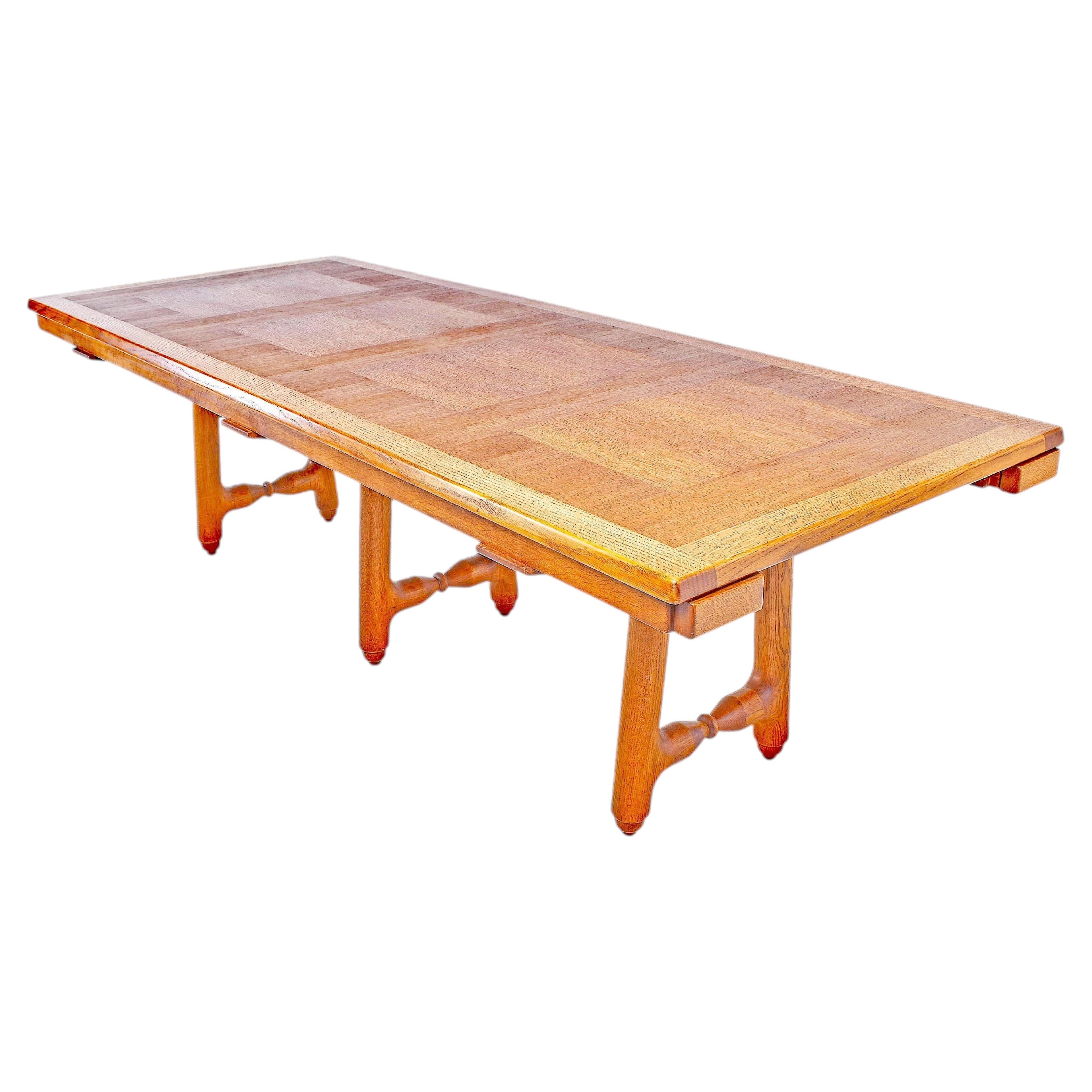 Guillerme et Chambron Exceptional large table "Gustave", Edition Votre Maison For Sale