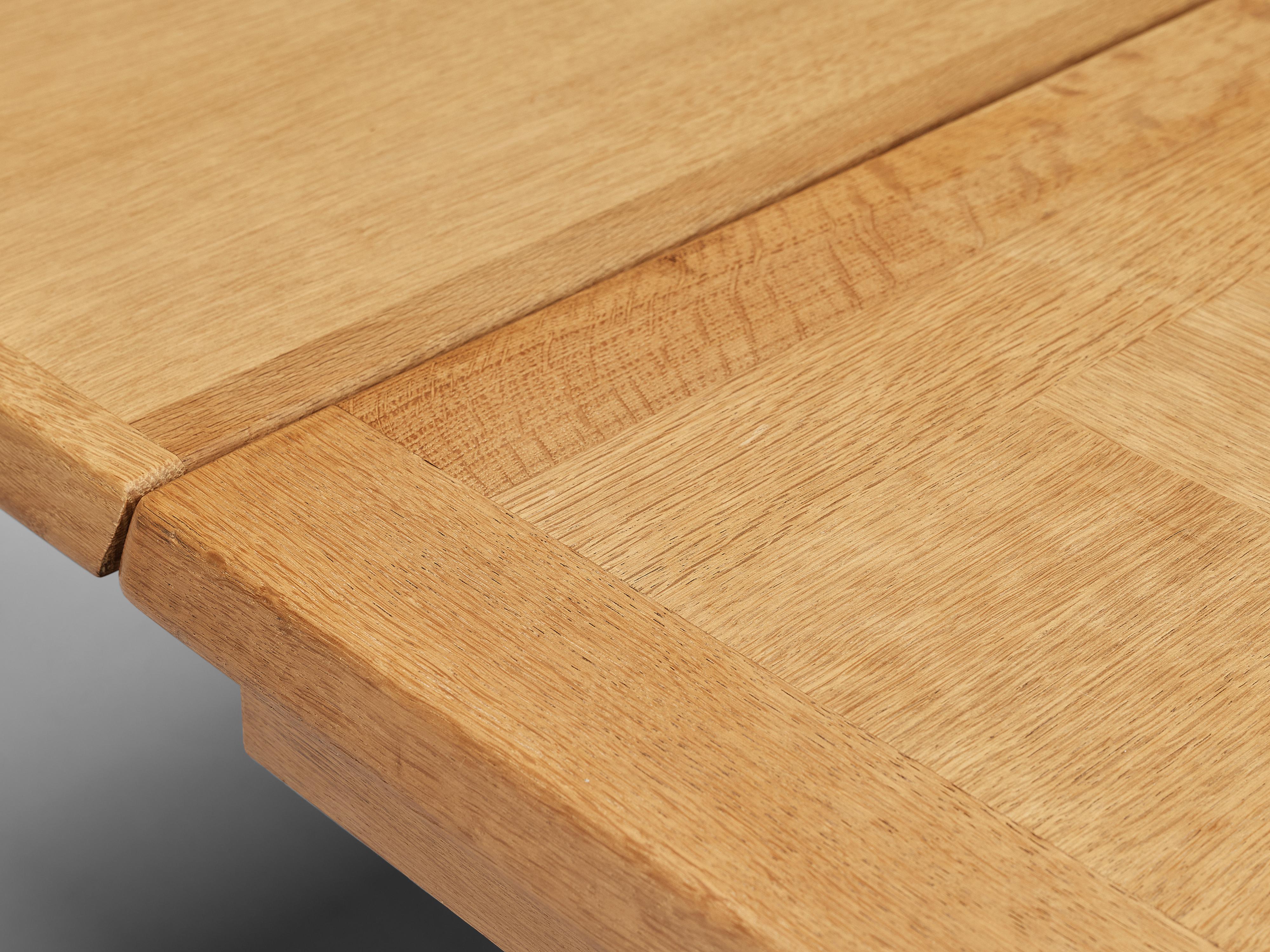Guillerme et Chambron Extendable Dining Table in Oak 1