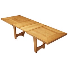 Guillerme et Chambron Extendable Dining Table in Oak