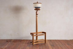 Guillerme et Chambron Floor Lamp with Bookshelf