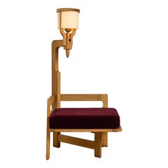 Guillerme et Chambron Floor Lamp with Integrated Chair