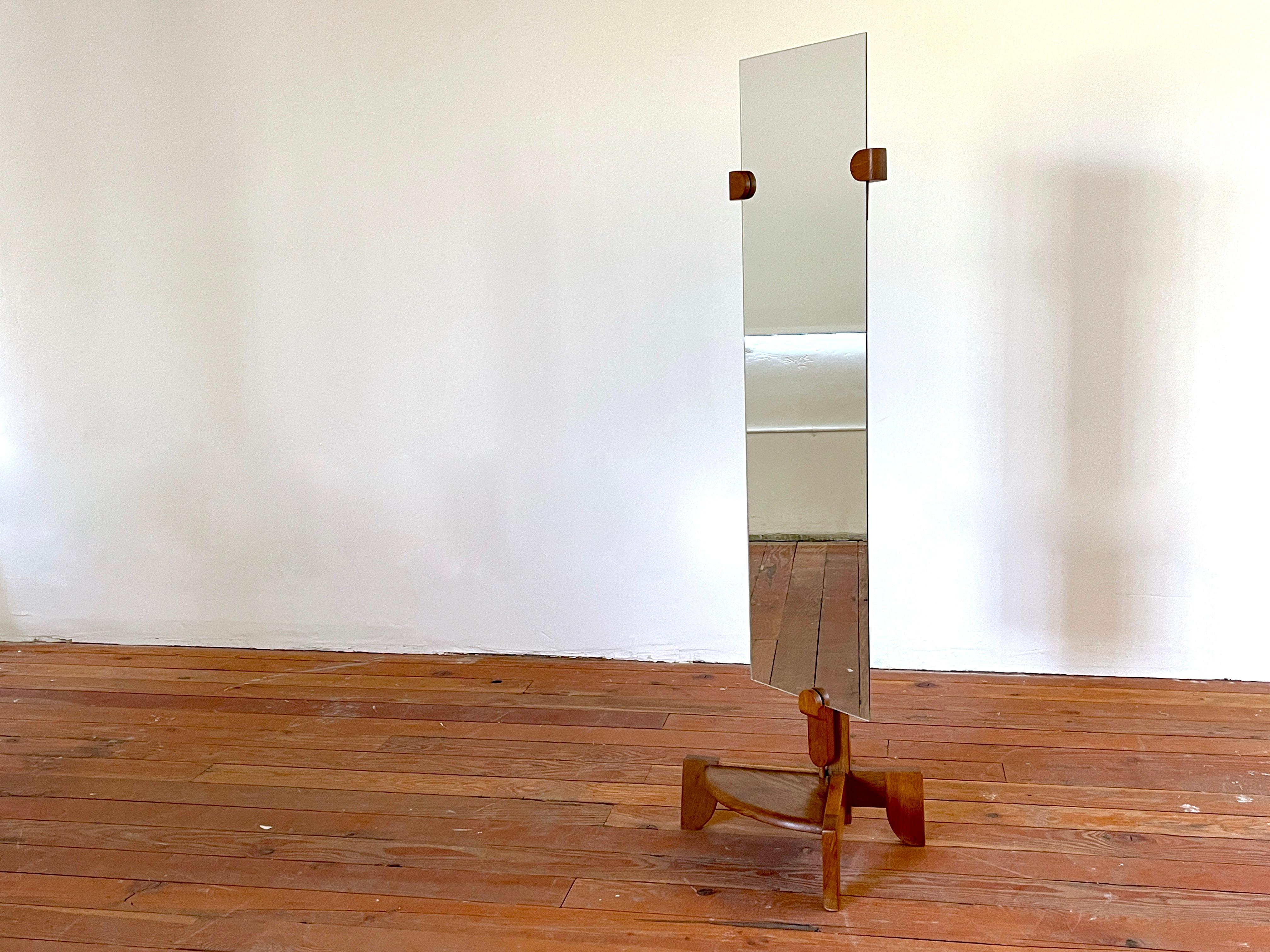 Guillerme et Chambron Floor Mirror For Sale 5
