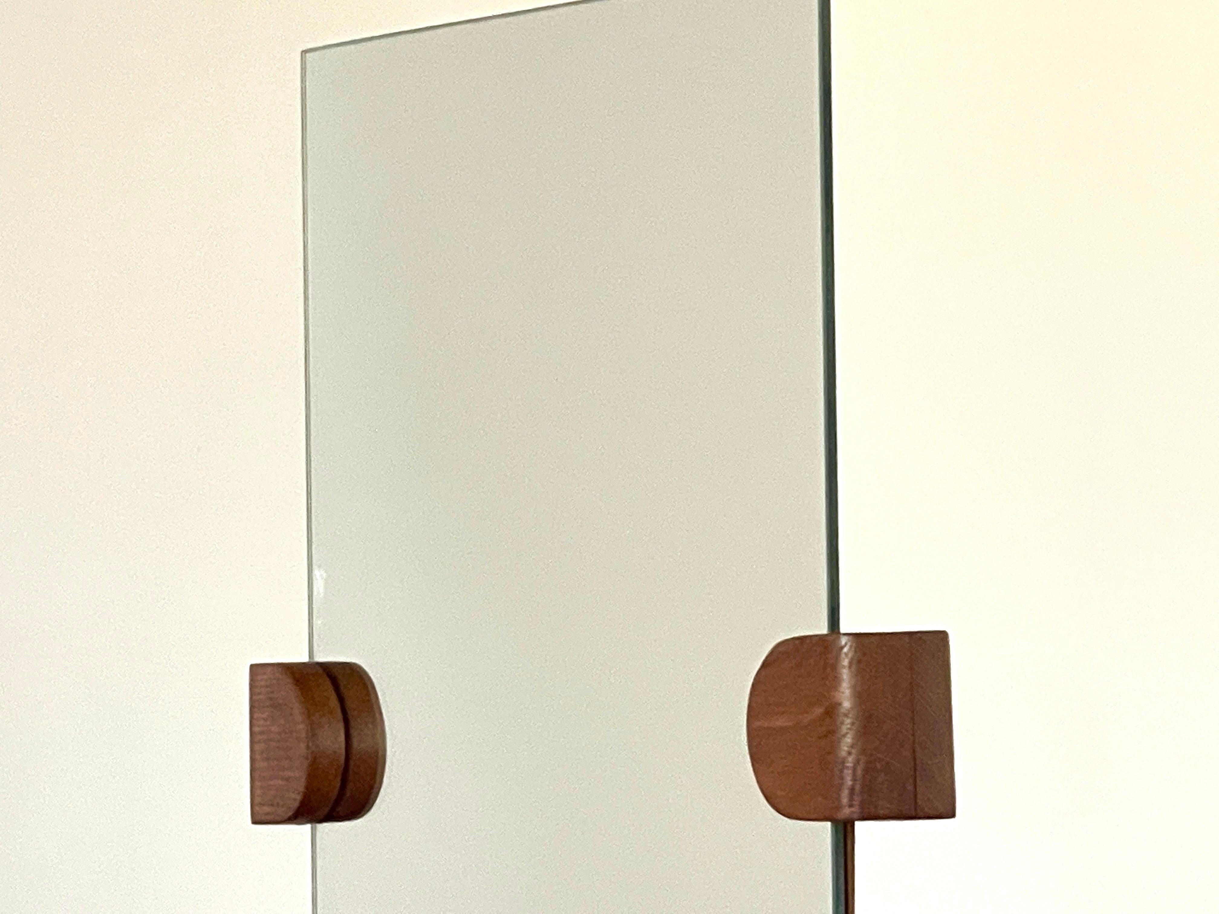 Guillerme et Chambron Floor Mirror For Sale 1
