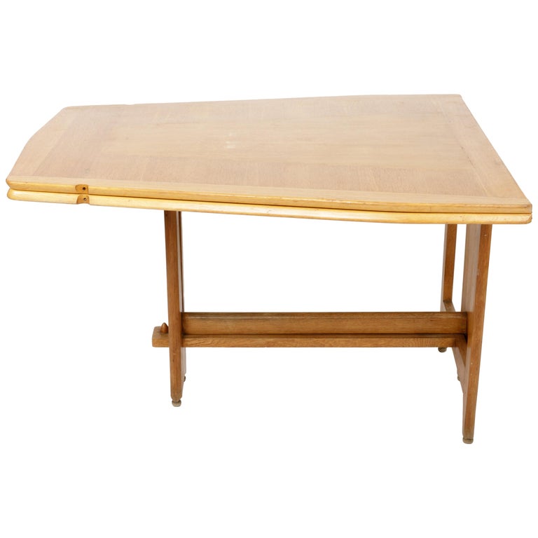 Guillerme et Chambron Folding Dining Table, France, c. 1970s For Sale
