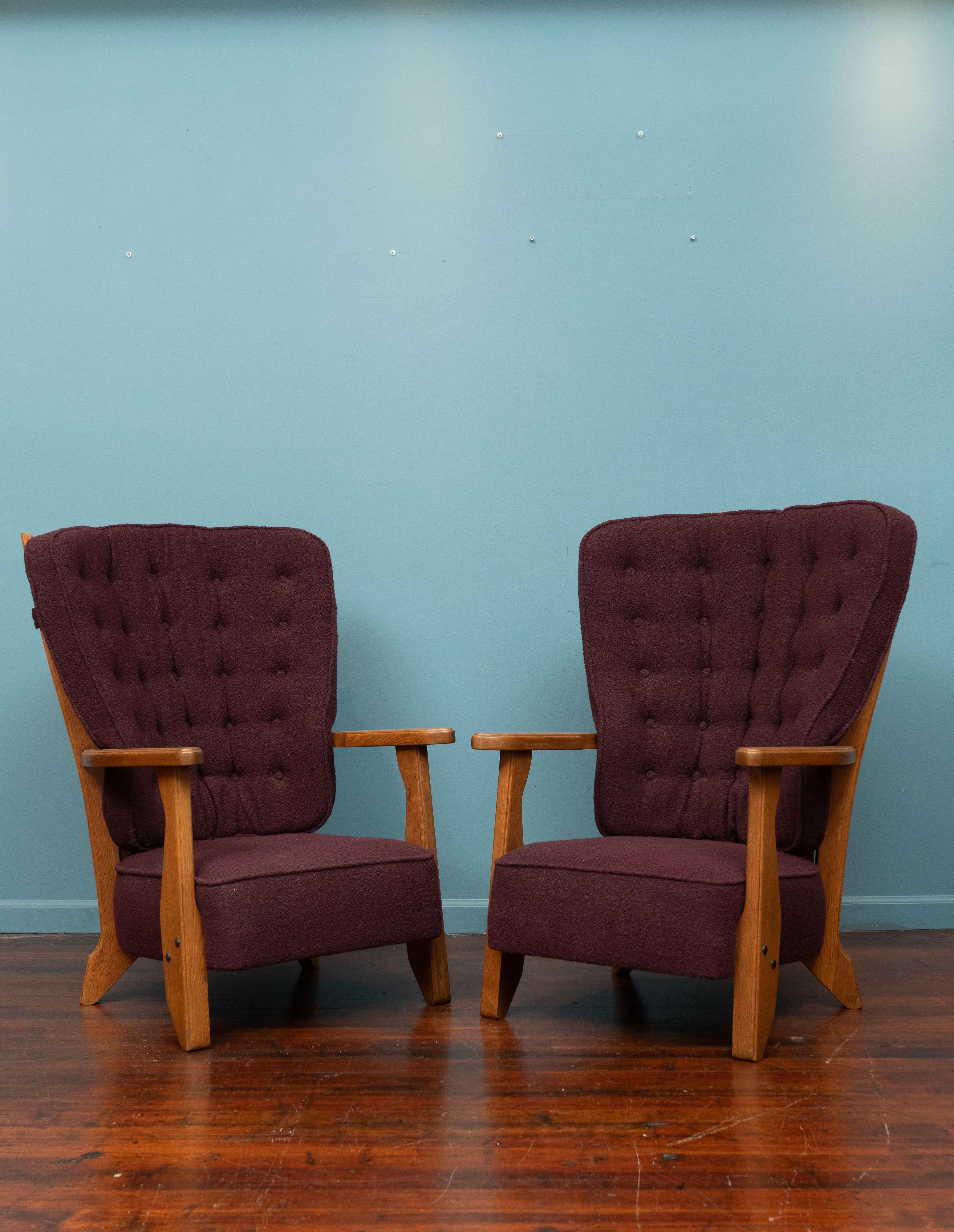 Mid-Century Modern Chaises longues Robert Guillerme et Jacques Chambron pour Votre Maison en vente