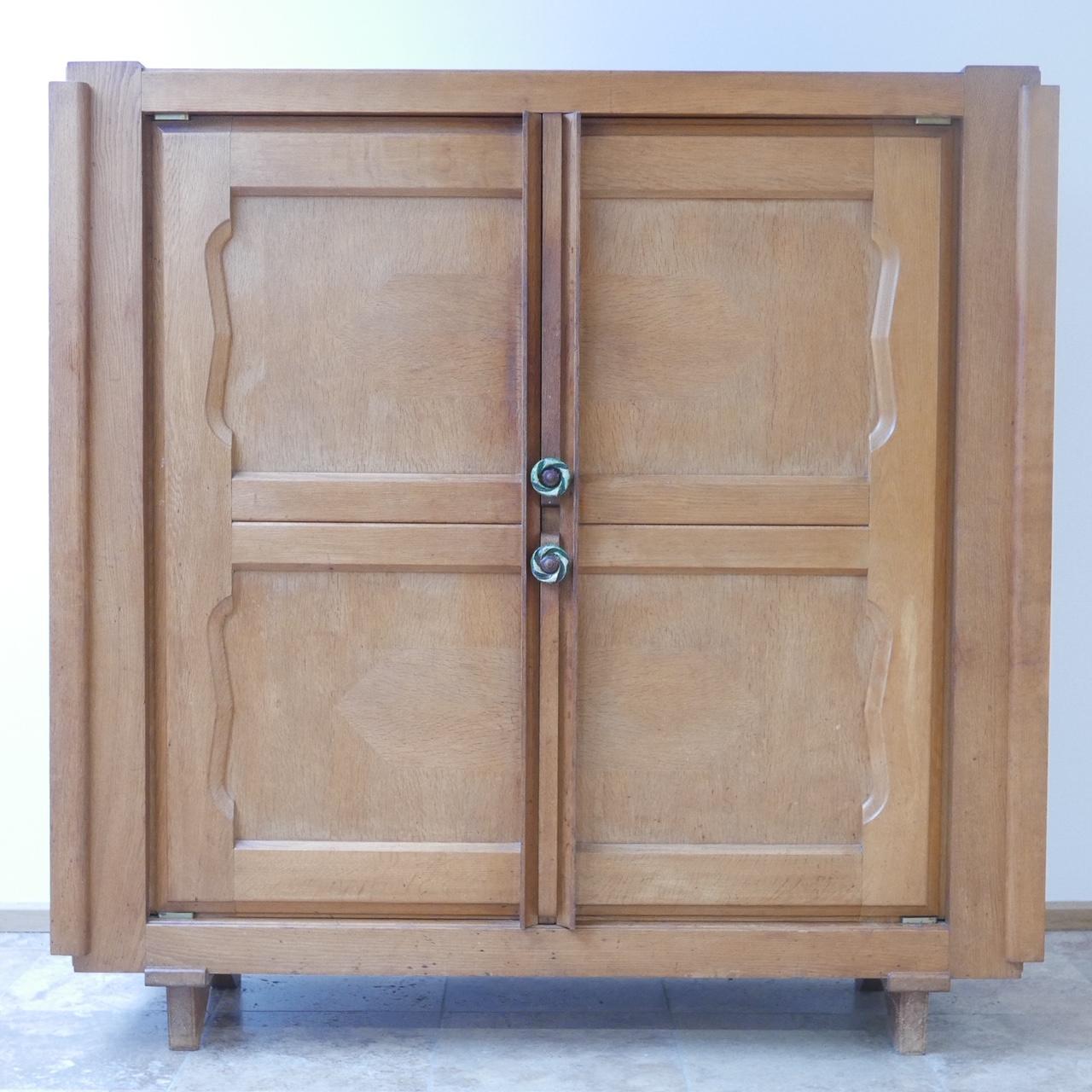 Guillerme et Chambron French Midcentury Cabinet 13