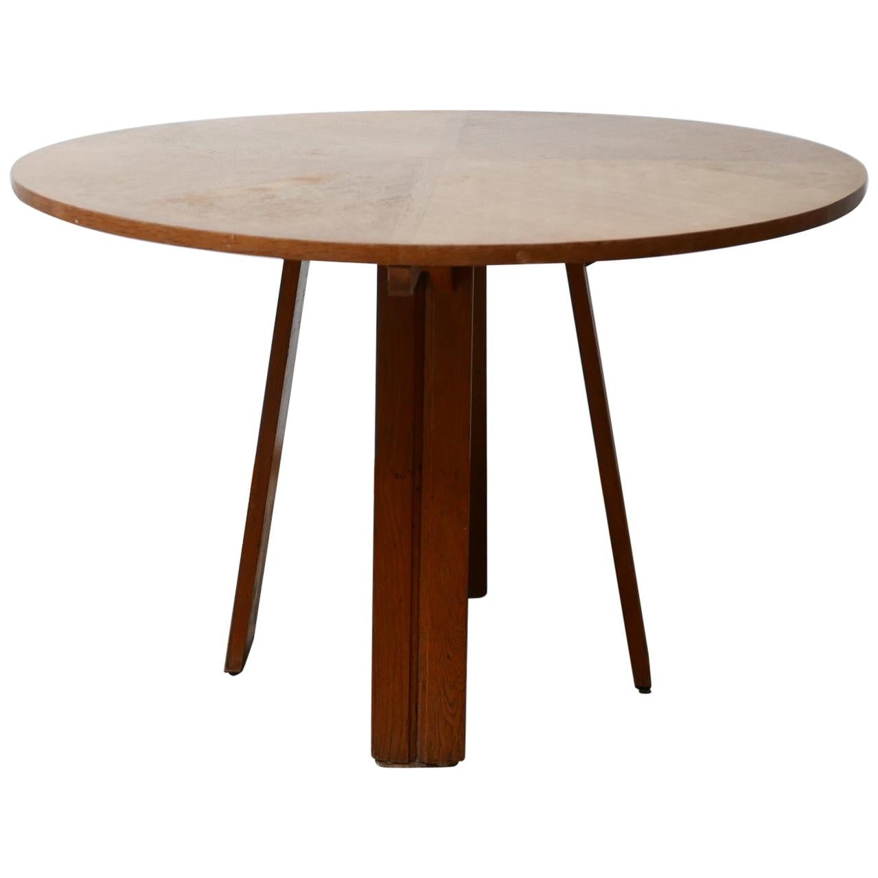 Guillerme et Chambron French Midcentury Dining Table