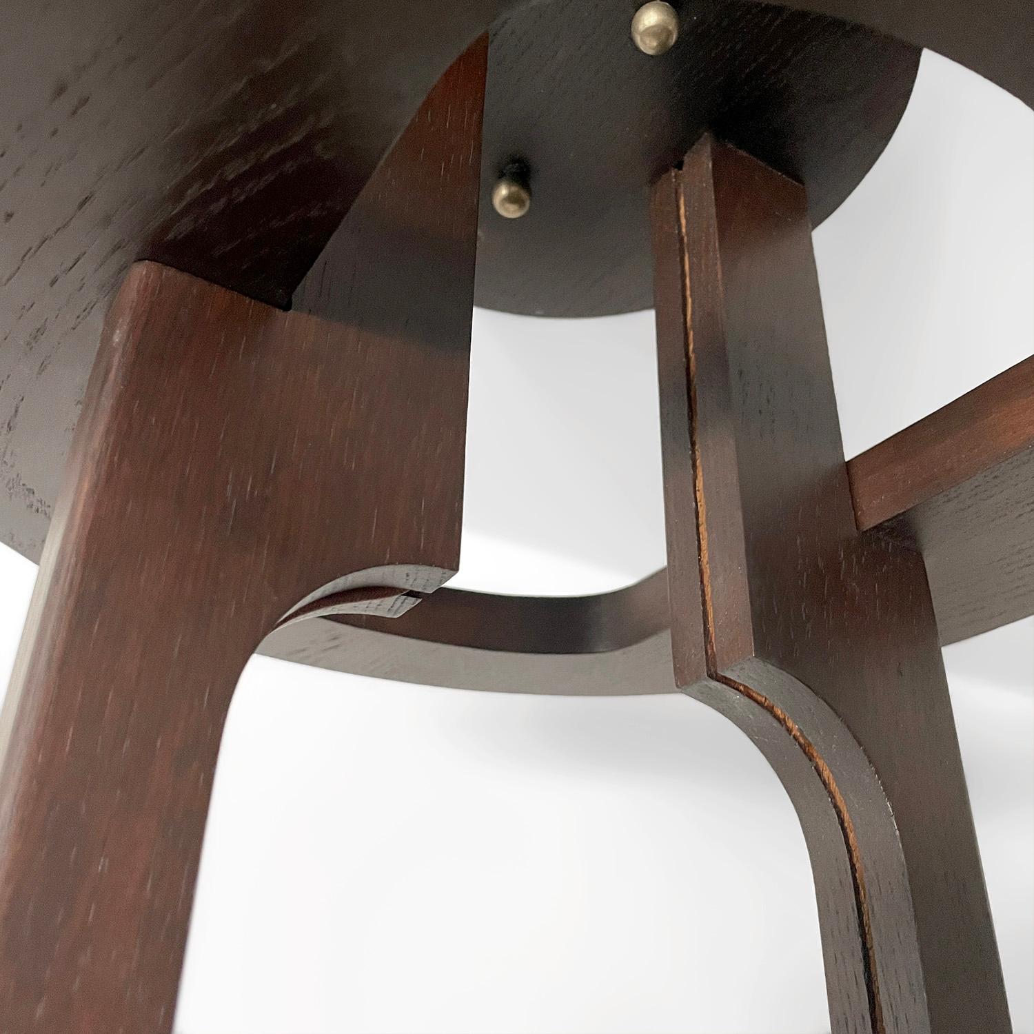 Guillerme et Chambron, lampada a sospensione in Oak francese e ceramica in vendita 7