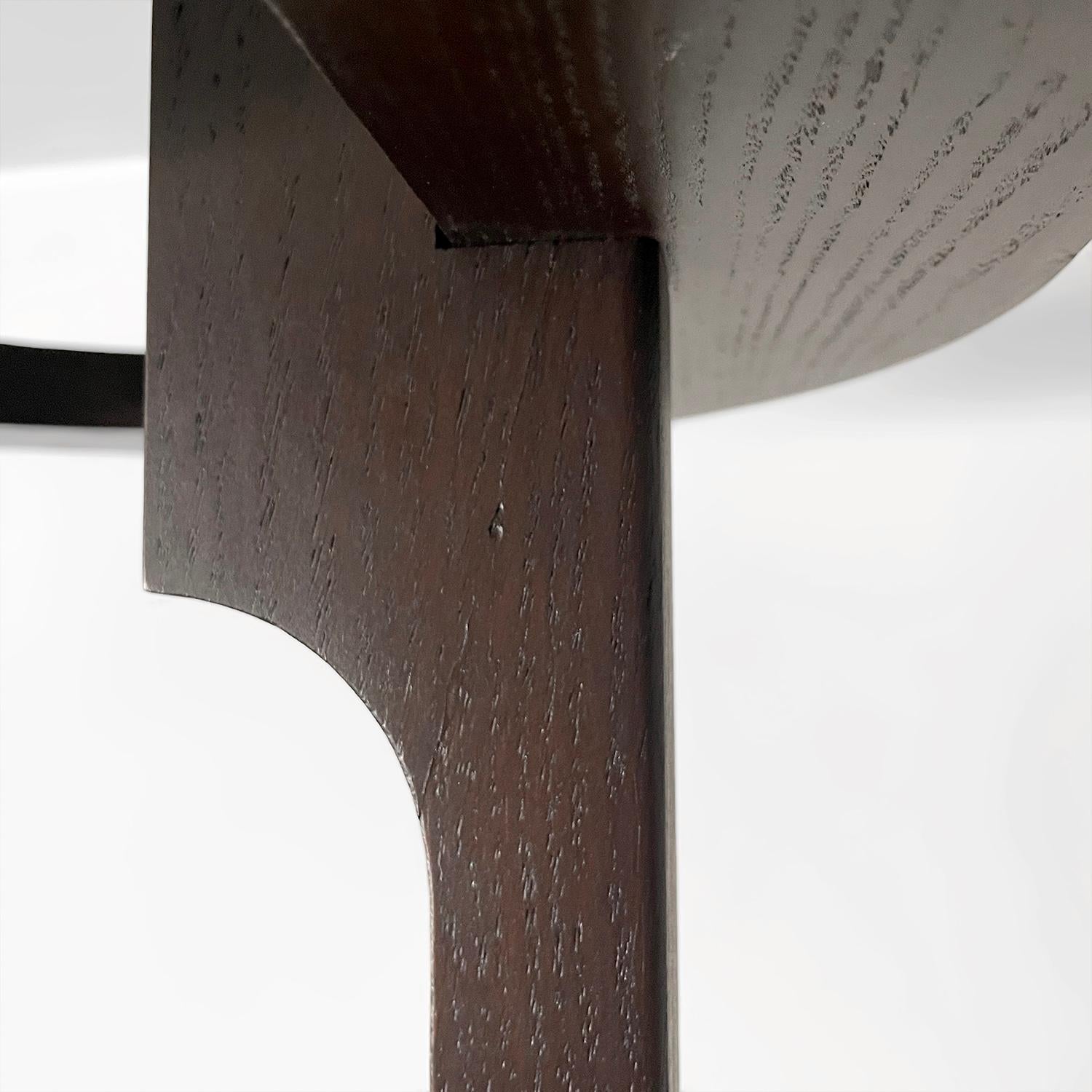 Guillerme et Chambron, lampada a sospensione in Oak francese e ceramica in vendita 8