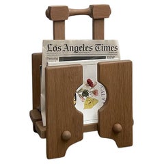 Wood Magazine Racks and Stands