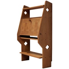 Guillerme et Chambron French Solid Oak Secretary