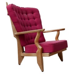 Guillerme et Chambron 'Grand Repos' French Mid-Century Armchair