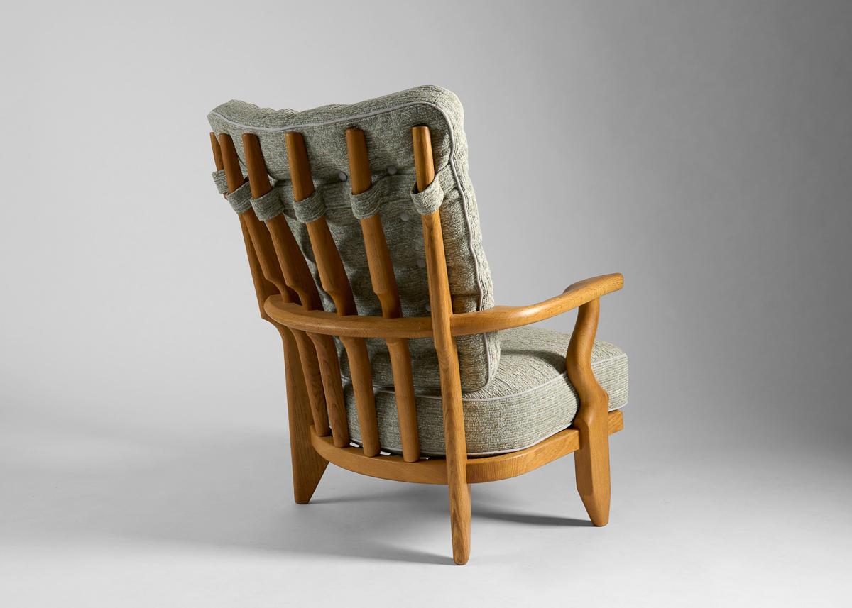 Poli Guillerme et Chambron, Grand repos, ensemble de trois fauteuils, France, 1960 en vente