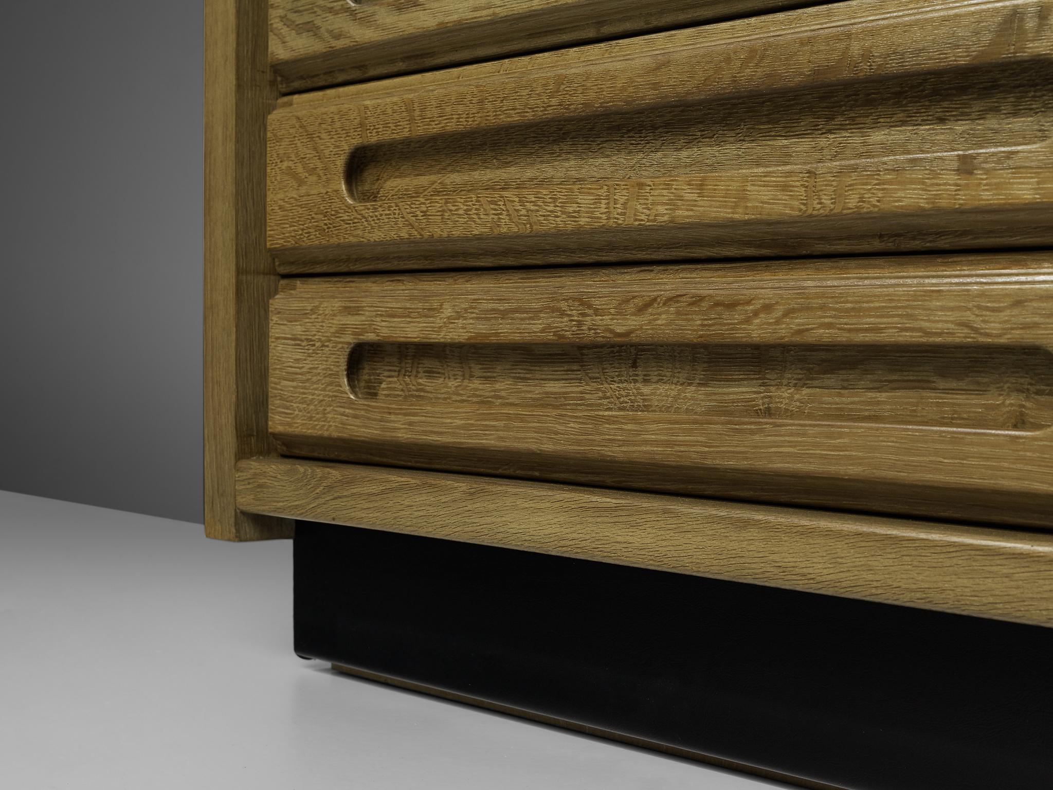 Guillerme & Chambron Highboard in Stained Oak 4