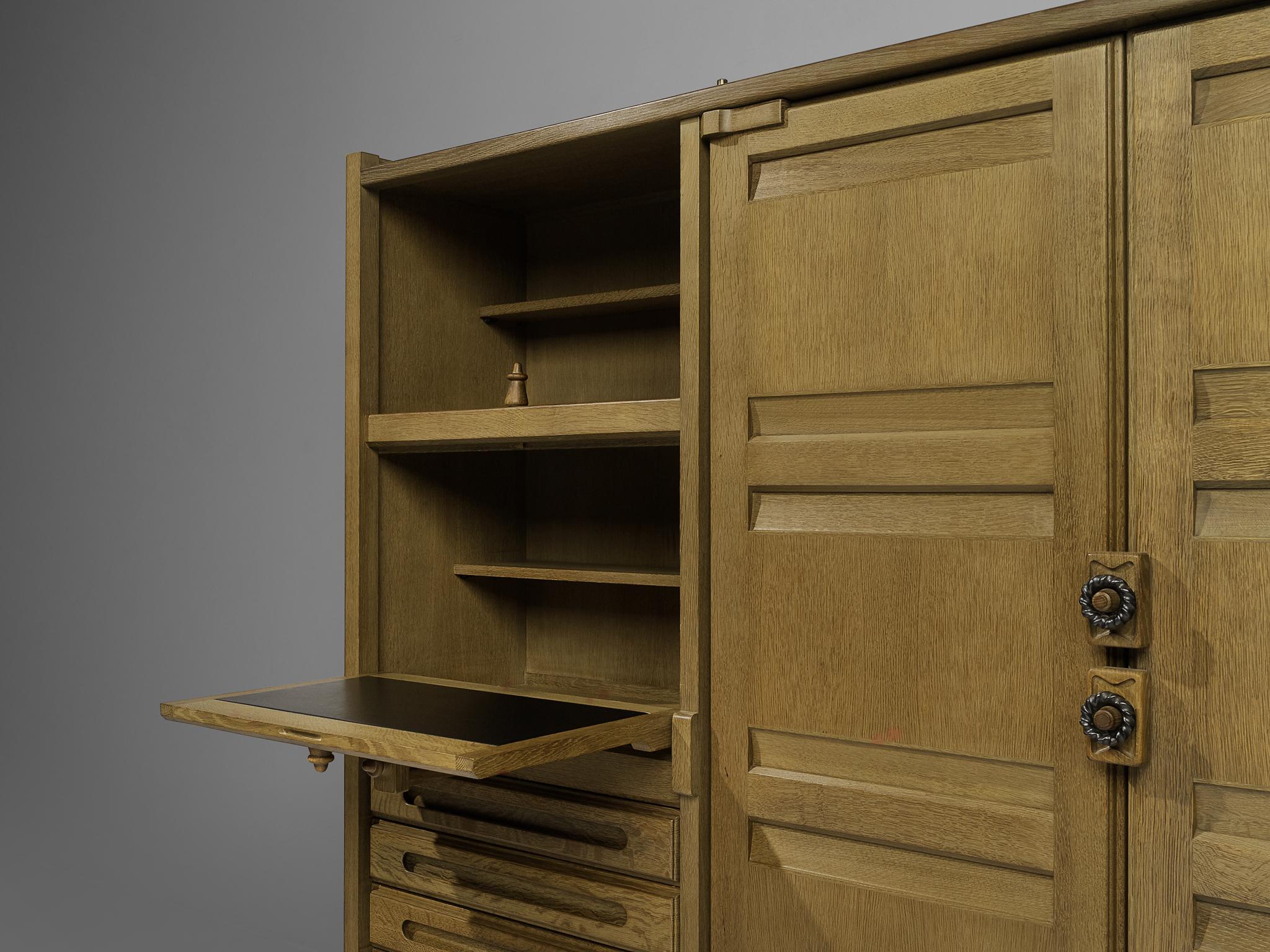 Guillerme et Chambron Highboard in Stained Oak 5
