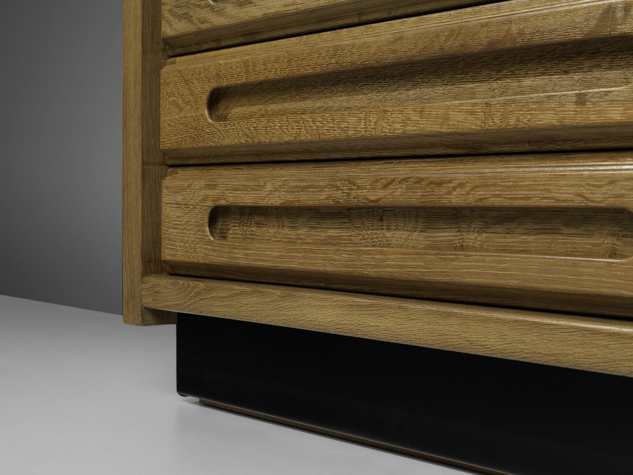 Guillerme et Chambron Highboard in Stained Oak 6