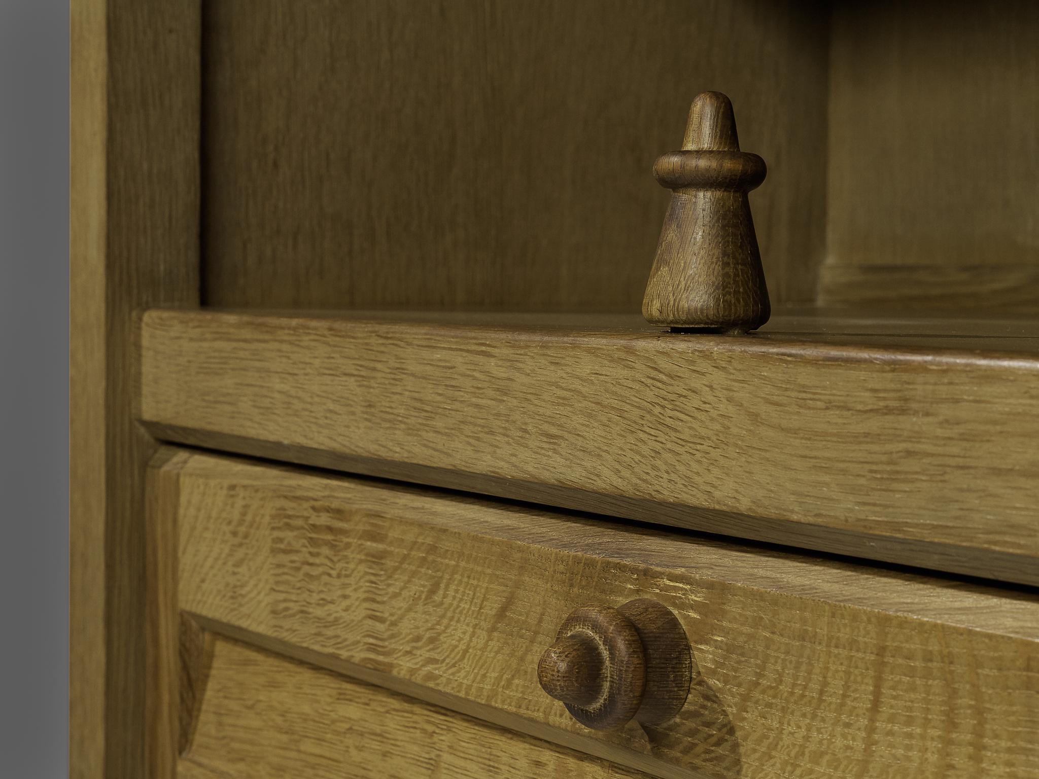 Guillerme & Chambron Highboard in Stained Oak 2