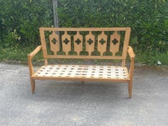 Guillerme et Chambron ""José"". Canapé en chêne, Edition Votre Maison