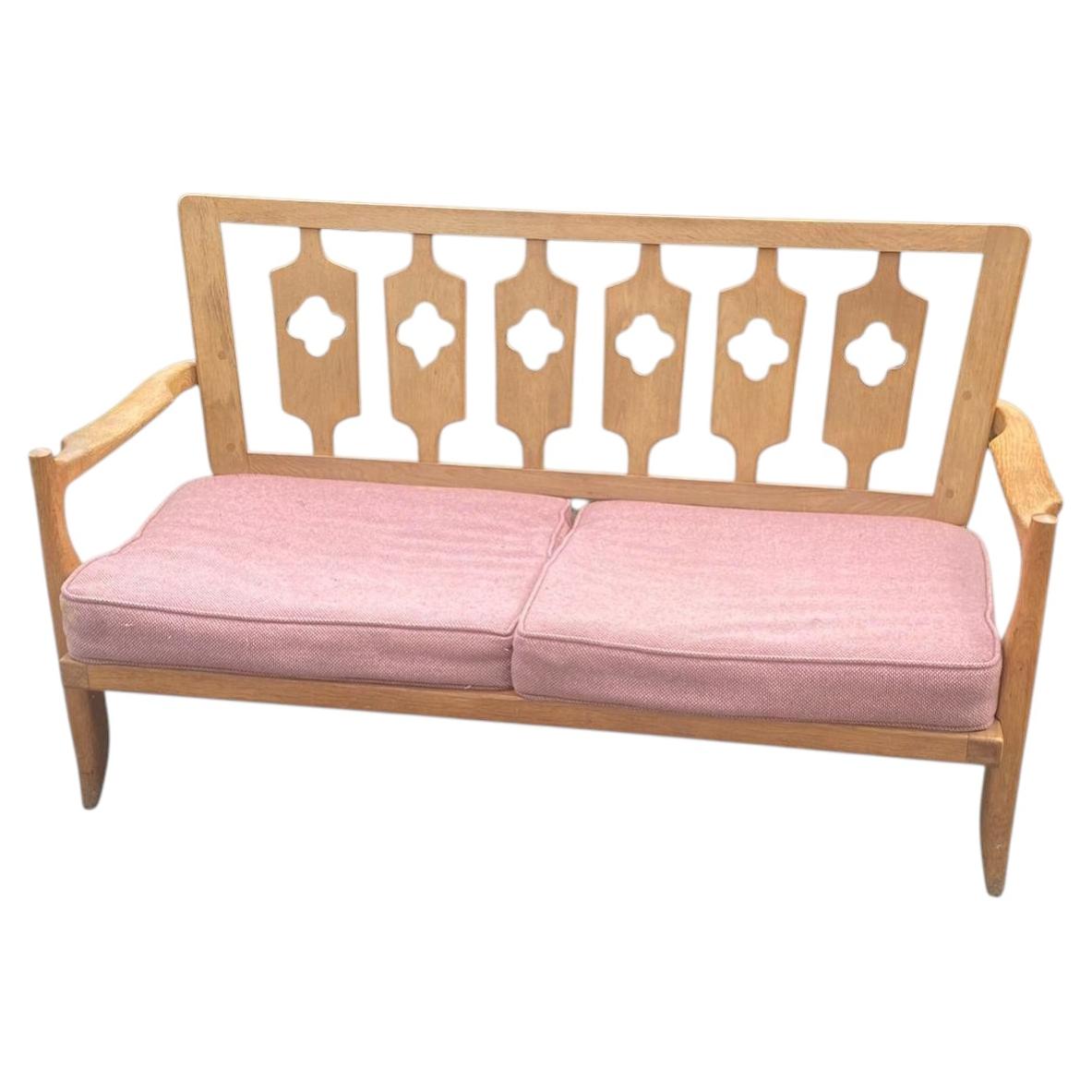 Guillerme et Chambron "José" Sofa in Eiche, Edition Votre Maison im Angebot