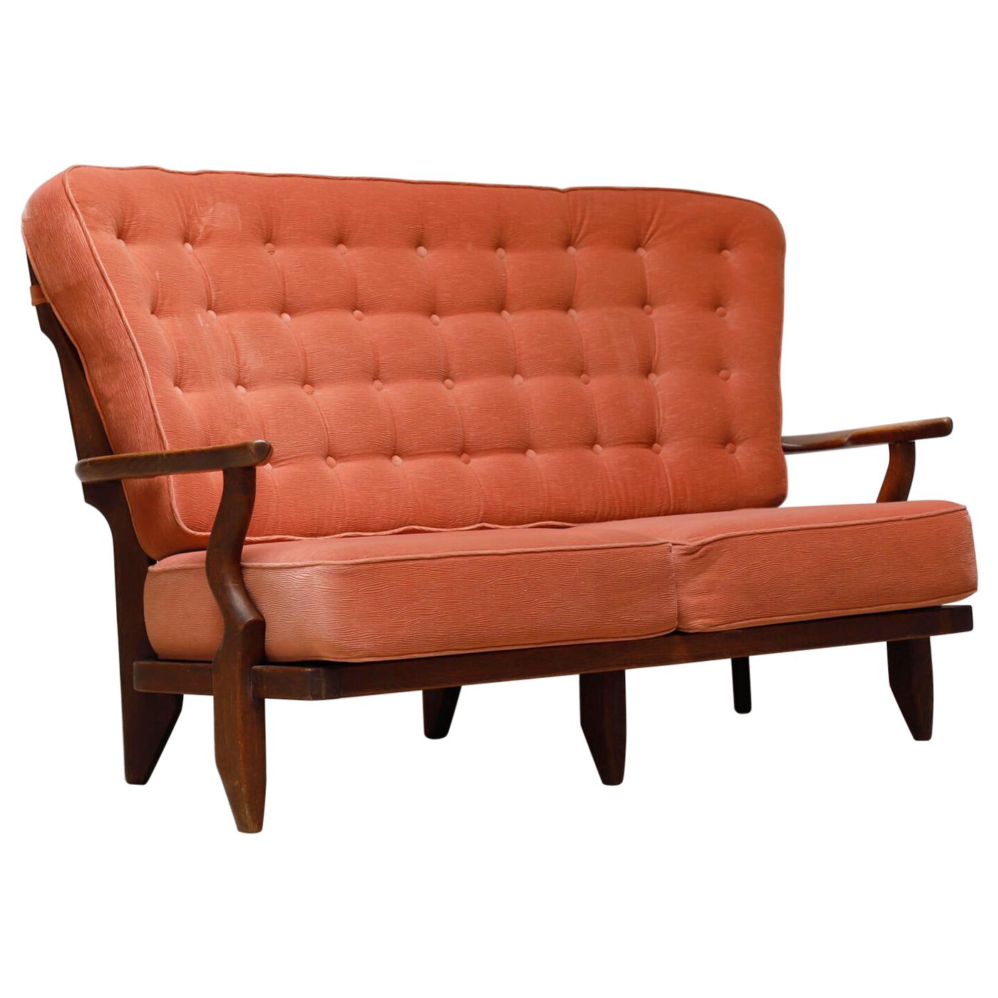 Sofa „Juliette“ von Guillerme et Chambron für Votre Maison, Frankreich, 1950er Jahre