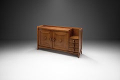 Guillerme et Chambron Light Oak Sideboard for Votre Maison, France 1960s